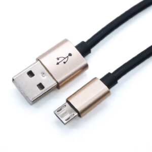 メタリックMicroUSBケーブル